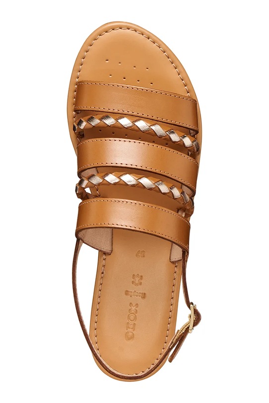 Geox sandały skórzane D SOZY S D65LXC0N61JC5F2L brązowy