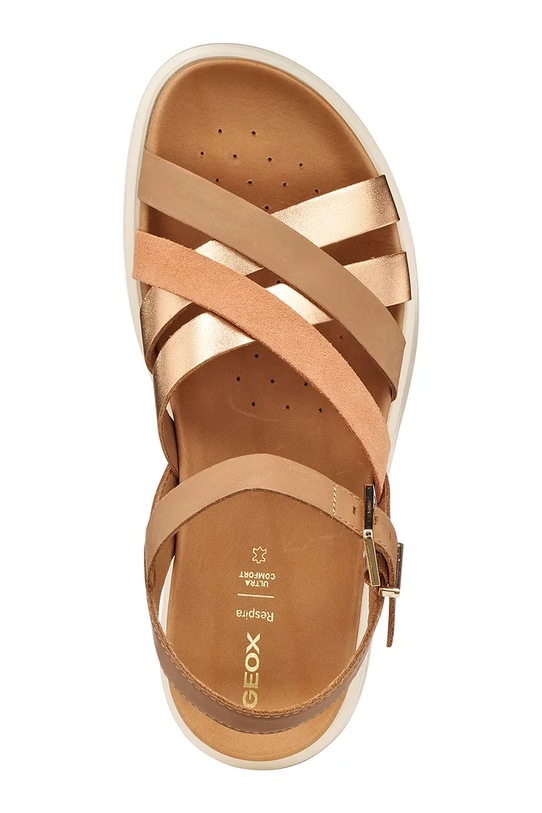 Geox sandały skórzane XAN2S D35PAB043CFC8391 brązowy