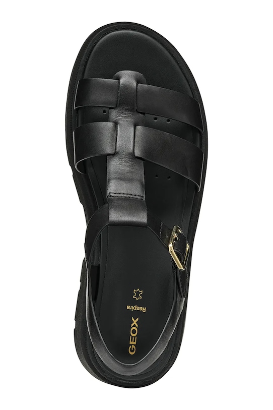 Geox sandały damskie skórzane AACTERSB D670NA00043C9999 czarny