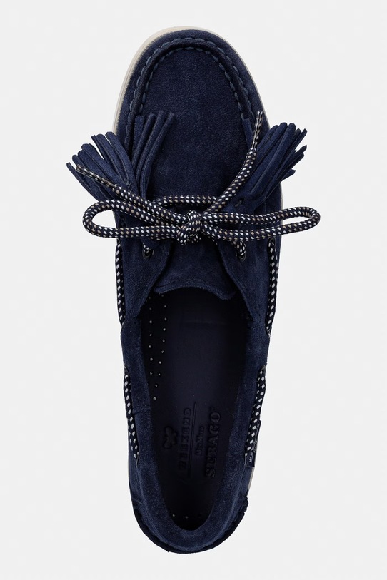 Μοκασίνια σουέτ Weekend Max Mara Wkadockside σκούρο μπλε 2615521014600.CBLUE