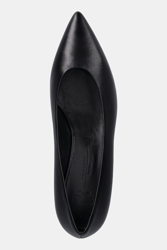 Weekend Max Mara czółenka skórzane Wkabacini czarny 2615521134600.BLACK