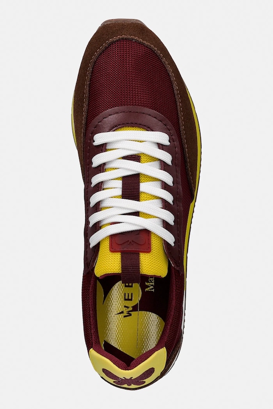 Weekend Max Mara sneakersy Wkararo bordowy 2615761054600.BORDEAUX