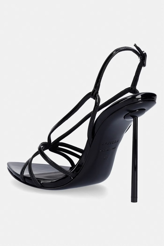 Παπούτσια Le Silla στιλέτο σε μια καρφίτσα Sandalo Eugenie 4052F100BXPPGSL001 μαύρο