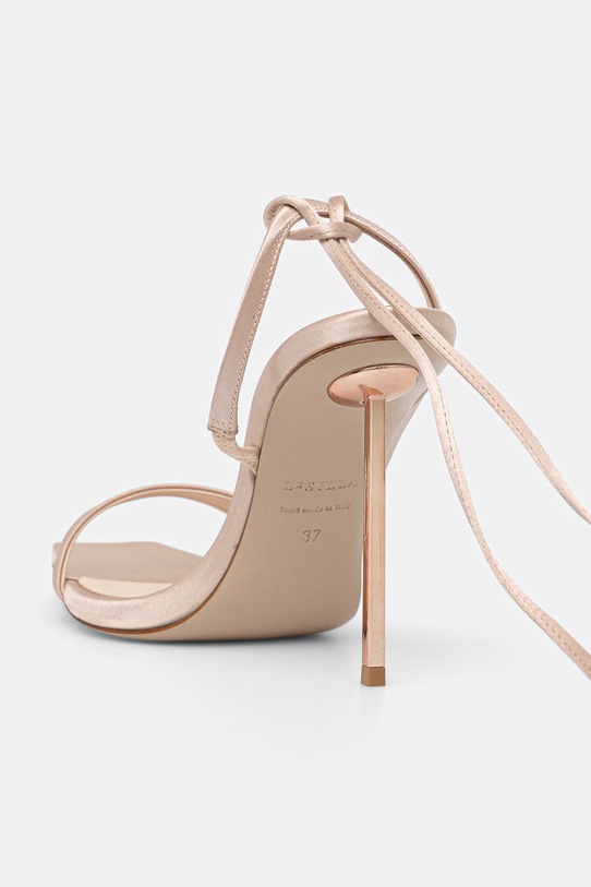 Obuća Le Silla sandale s visokom potpeticom Sandalo Nyra 4613F100BXPPSME158 bež