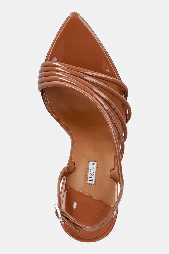 Le Silla sandały skórzane Sandalo Scarlet brązowy 5356F090BXPPGSM723