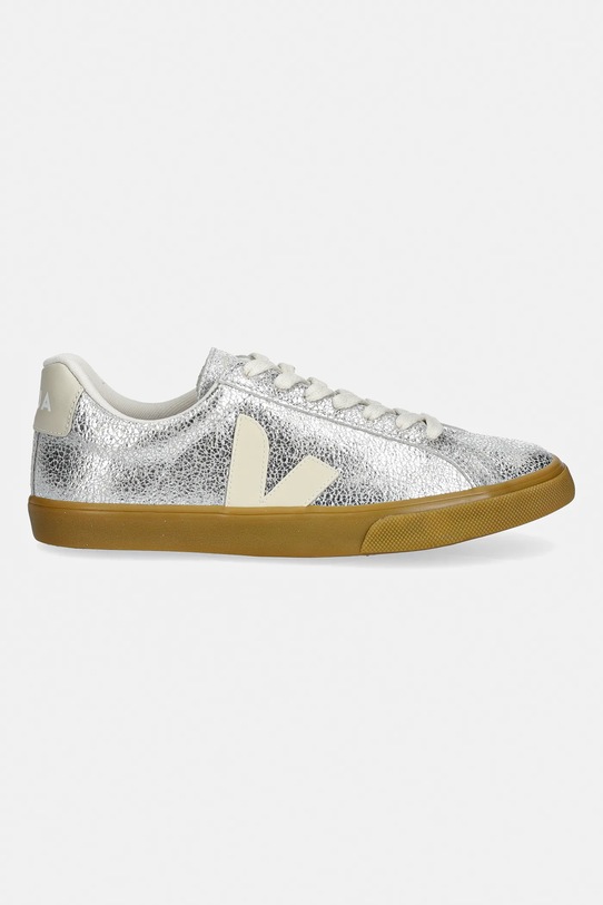 Veja sneakersy skórzane ESPLAR LOGO SUEDE EO0321465A srebrny SS26