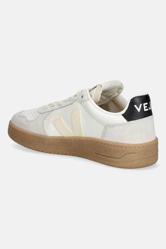 Obuwie Veja V-82 LEATHER sneakersy damskie skórzane VE3320942A beżowy