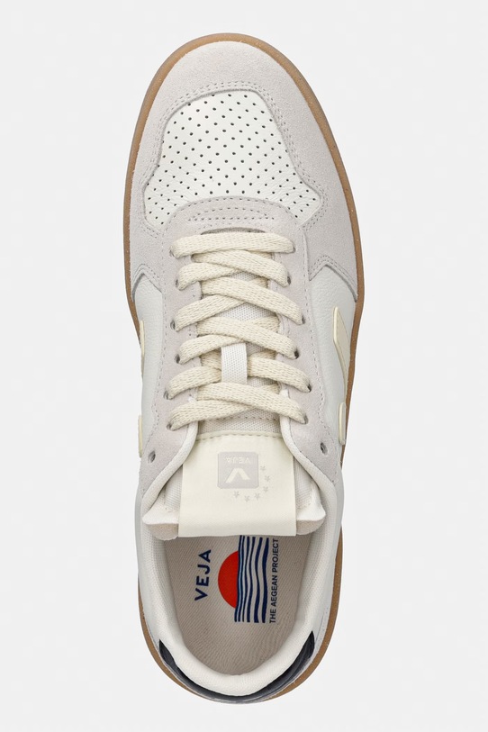 Veja V-82 LEATHER sneakersy damskie skórzane beżowy VE3320942A