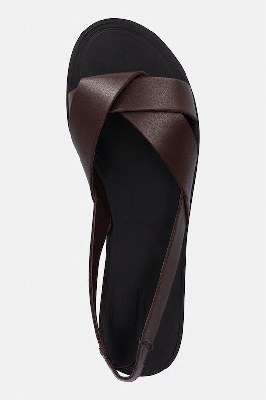 Vagabond Shoemakers sandały z odkrytą piętą damskie skórzane TIA 2.0 brązowy 5531.001.35