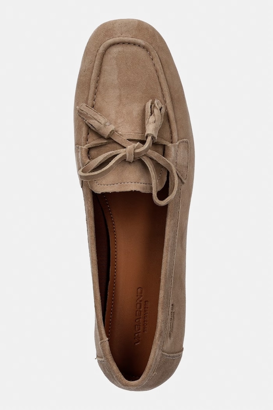 Vagabond Shoemakers mokasyny damskie nubukowe HILLARY beżowy 5925.740.28