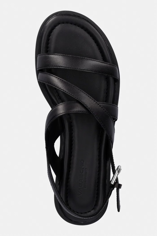 Vagabond Shoemakers sandály na plochém podpatku dámské kožené ZAIDA černá 6109.201.20