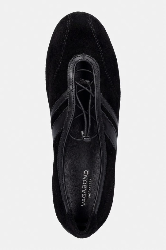 Vagabond Shoemakers balerina cipő velúr HOLLIE fekete 6123.440.20