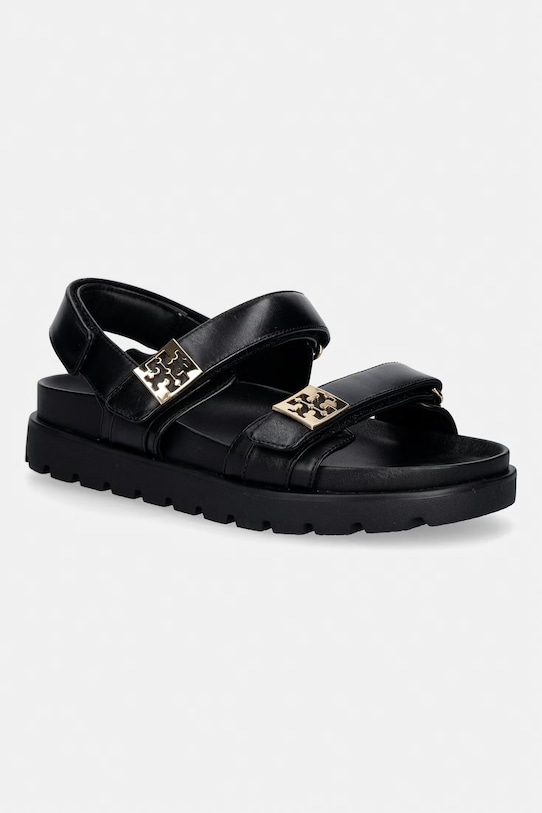 Tory Burch sandali ženski usnjeni Mellow Sport Sandal črna 179591.043
