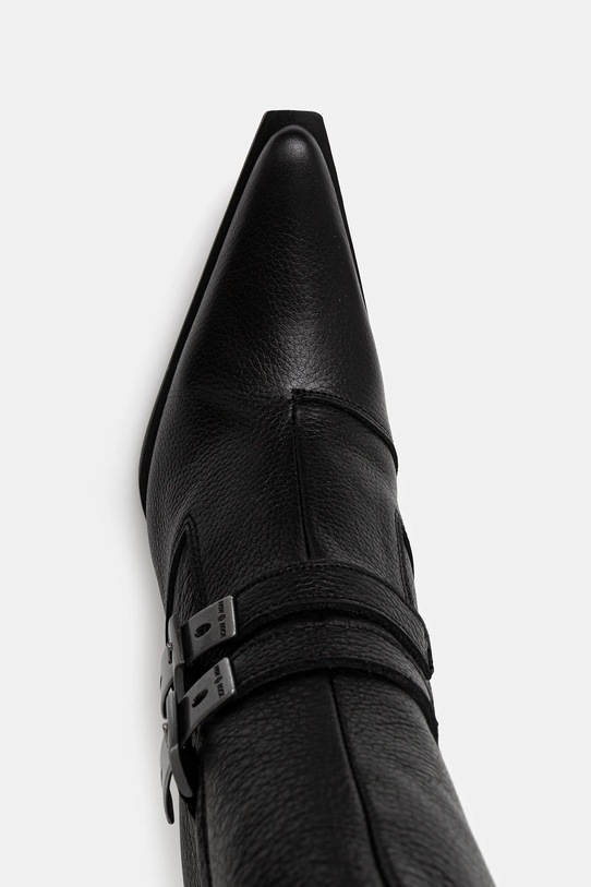 New Rock botki skórzane LUXOR NEGRO, MALICIA 2 GOMA NEGRA TACON CARI czarny M.9037.C2