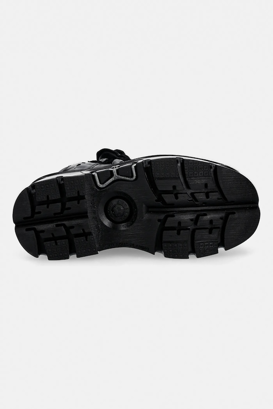 New Rock sneakersy skórzane CRUST NEGRO, REACTOR NEGRO E14 casco CON M.WALL106.S32 czarny