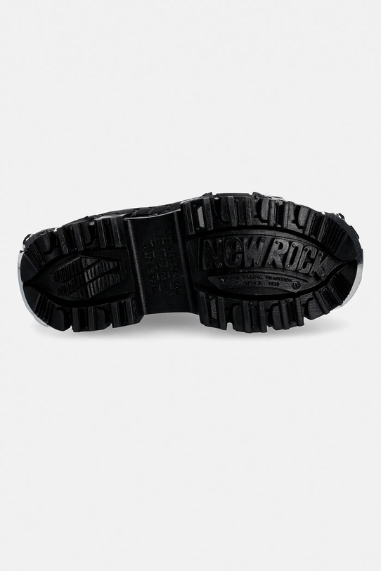 New Rock workery skórzane CRUST NEGRO, TANK CASCO NEGRO POWER * M.WALL083C.C12 czarny
