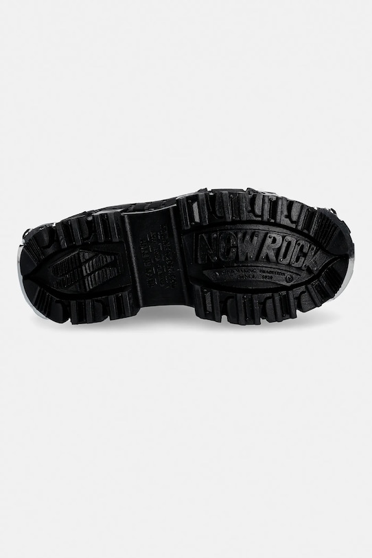 New Rock workery skórzane CRUST NEGRO, TANK CASCO NEGRO POWER * M.WALL083C.C12 czarny