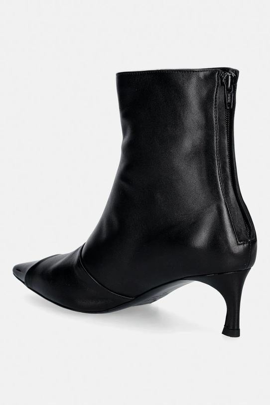 Obuwie Rotate botki skórzane 115993100 czarny