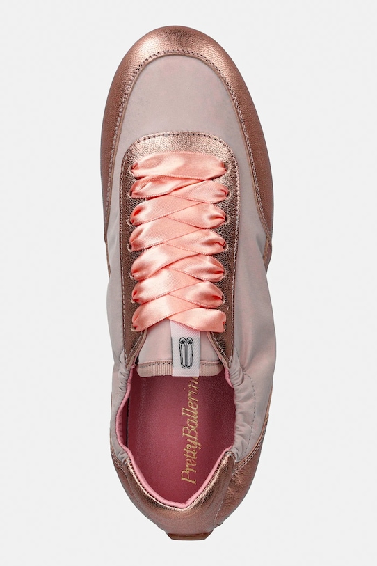 Pretty Ballerinas sneakersy Blue złoty 53235.004