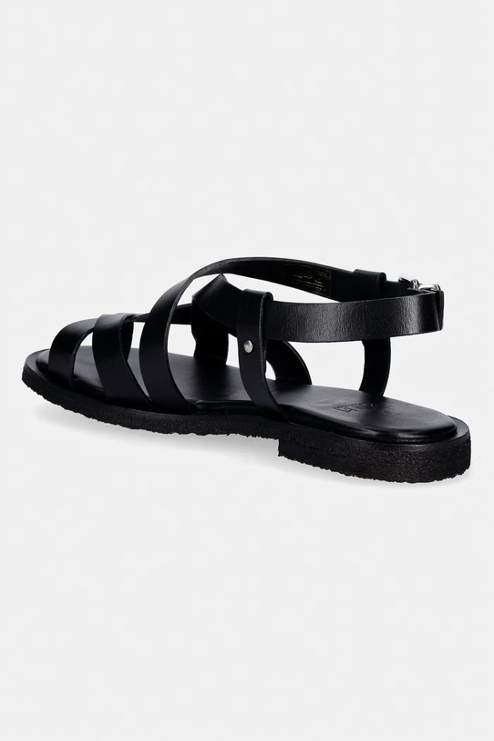 Obuv Billi Bi dámske kožené sandále T8012.080 čierna