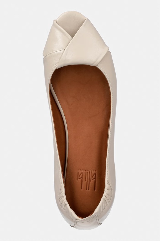 Billi Bi baleriny skórzane beżowy A9410.072