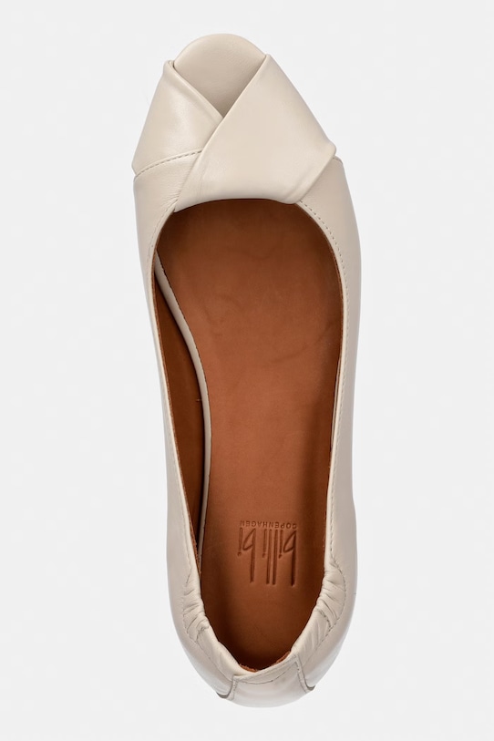 Billi Bi baleriny skórzane beżowy A9410.072