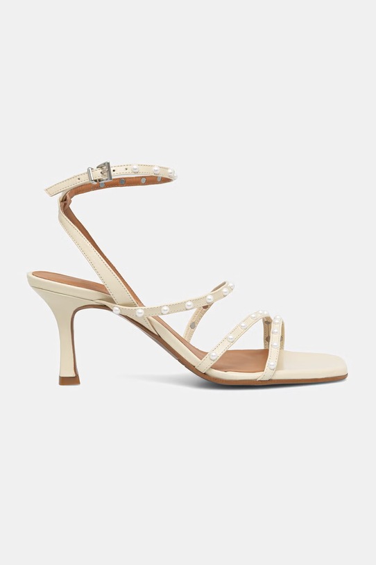 Billi Bi sandały skórzane A19508.262 beżowy SS26