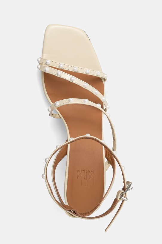 Billi Bi sandały skórzane beżowy A19508.262