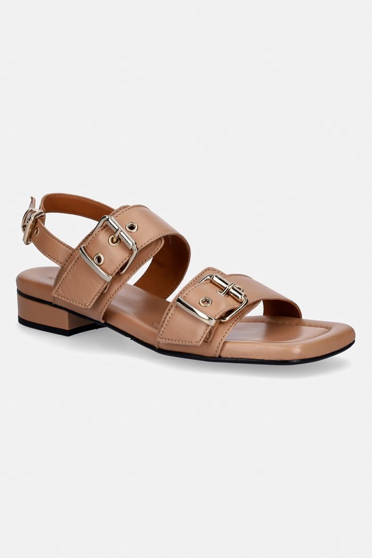 Billi Bi sandále dámske kožené béžová A9625.072