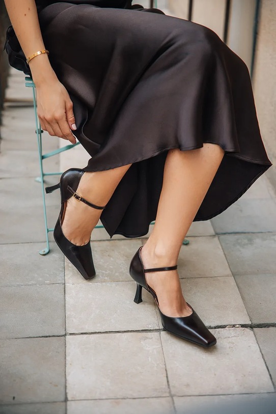 Billi Bi lodičky kožené A9463.080 čierna