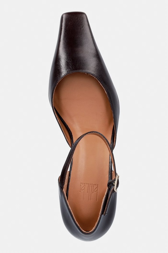 Billi Bi szpilki skórzane brązowy A9463.084