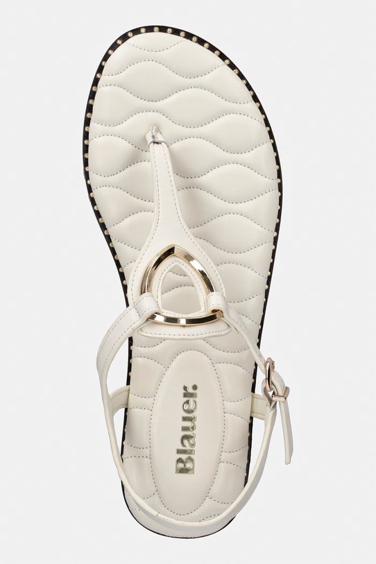 Δερμάτινα σανδάλια Blauer ASHLEY02 μπεζ S6ASHLEY02.LEA