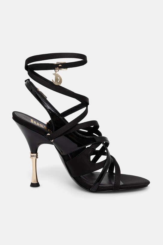 Just Cavalli sandały na szpilce 80RA3S50ZSE62899 czarny SS26