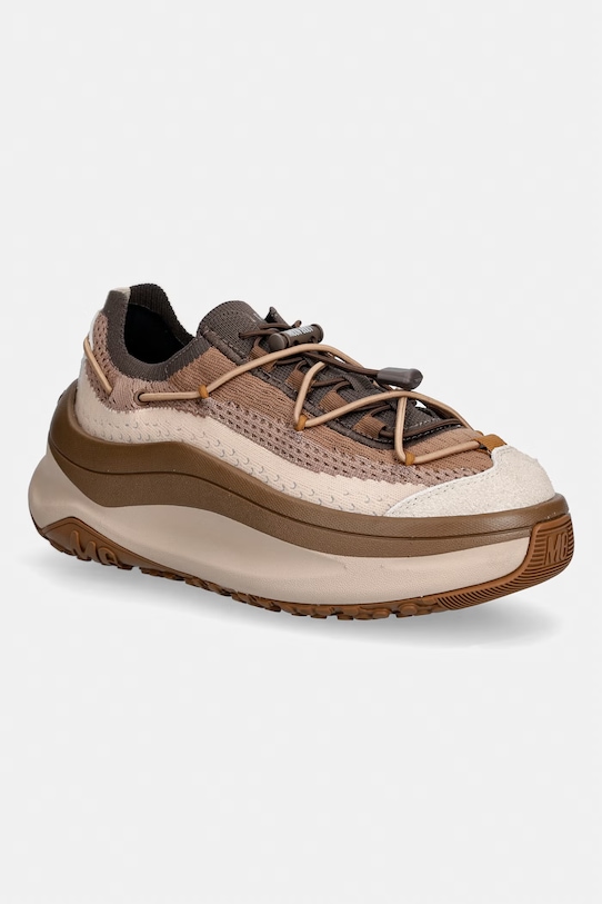 Sneakers Moon Boot MB MOON247 XLACE δέρμα σαμουά καφέ 80D2490110.M008