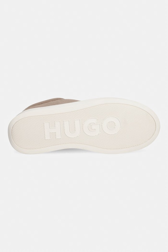 HUGO Lyzz Plt dámské sneakers boty semišové 50563581.232 hnědá