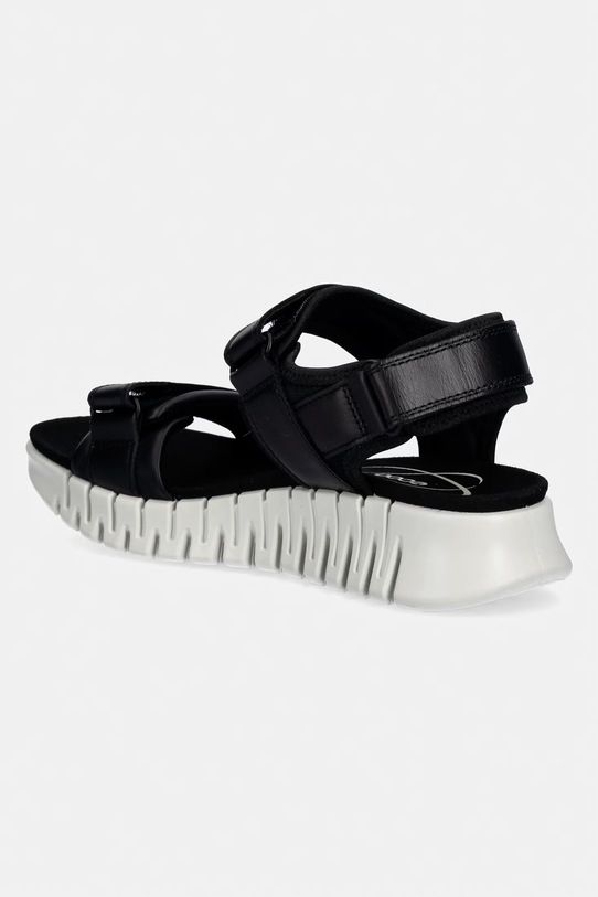 Boty Kožené sandály Ecco Gruuv Sol W 213103.01001 černá