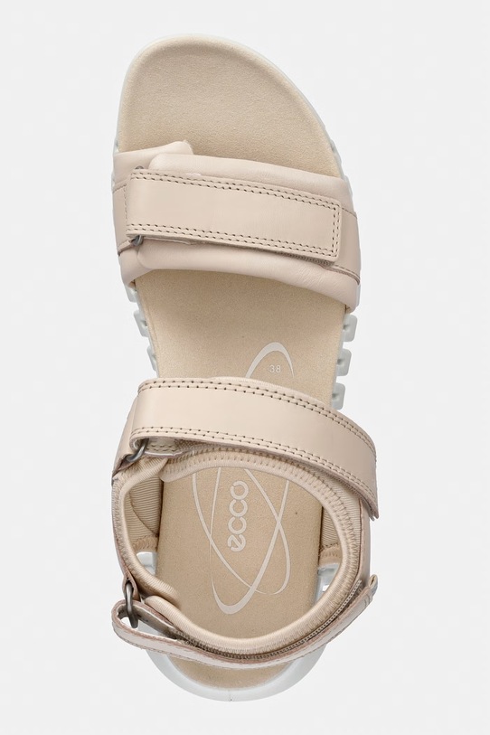 Δερμάτινα σανδάλια Ecco Gruuv Sol W μπεζ 213103.01378