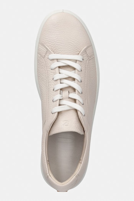 Ecco tenisówki skórzane Soft 60 W beżowy 219203.01378