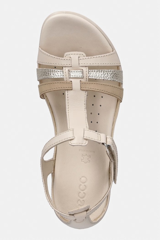 Ecco kožne sandale za žene Flash bež 240873.60729