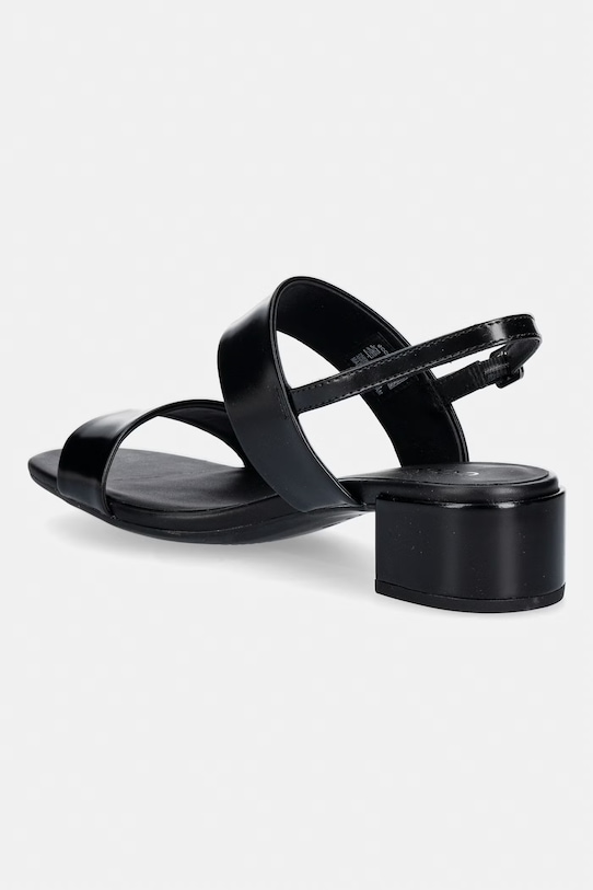 Obutev Ecco sandali z nizko peto usnjeni Livia 35 250303.04001 črna