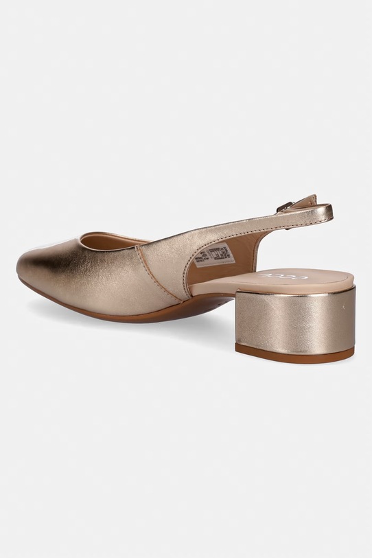 Obuwie Ecco czółenka skórzane Livia 35 250623.61655 złoty