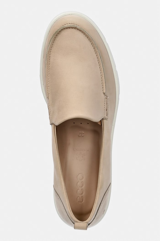 Ecco mocasini pentru femei Nubuck Bella bej 280413.02004