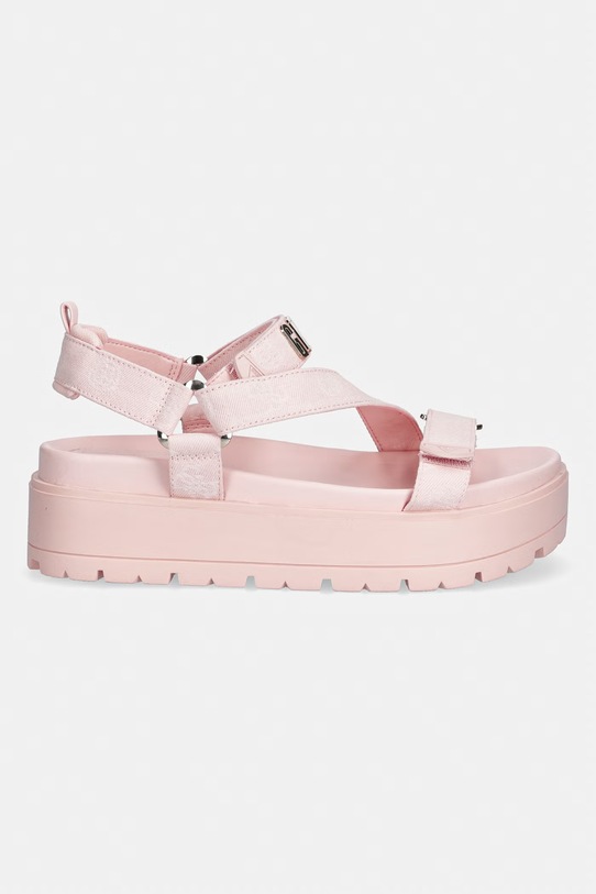 Guess sandale s platformom za žene FETTA FLJFTT.DEN03.PINK roza SS26