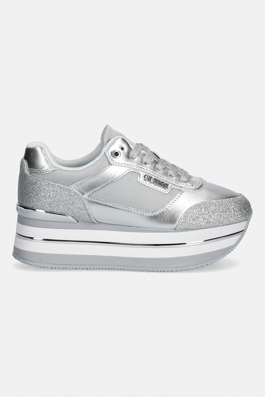 Guess HANSIN3 sneakers boty dámské FLJHN3.LEL12.SILVE stříbrná SS26