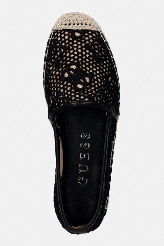 Guess еспадрили обувки с равна подметка дамски JOELYNN черен FLJOEN.FAL14.BLKNA