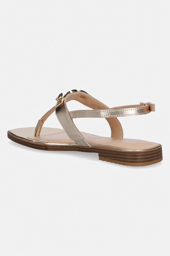 Παπούτσια Guess σανδάλια Γυναικεία από δέρμα RAMIRY FLJRMY.LEM03.PLATI χρυσαφί