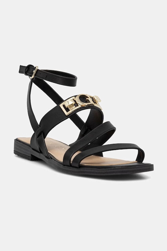 Guess босоніжки жіночі шкіряні RULA чорний FLJRUL.LEA03.BLACK