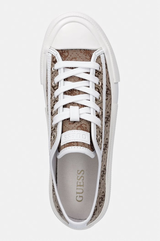 Guess CAREY2 tenisówki damskie beżowy FLJCR2.FAL12.BEIBR