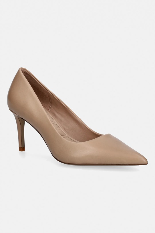 Aldo szpilki skórzane VERONE 5-8 cm beżowy 13922143.VERONE