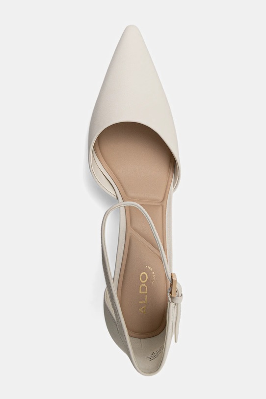 Aldo szpilki skórzane MERLO beżowy 14118332.MERLO